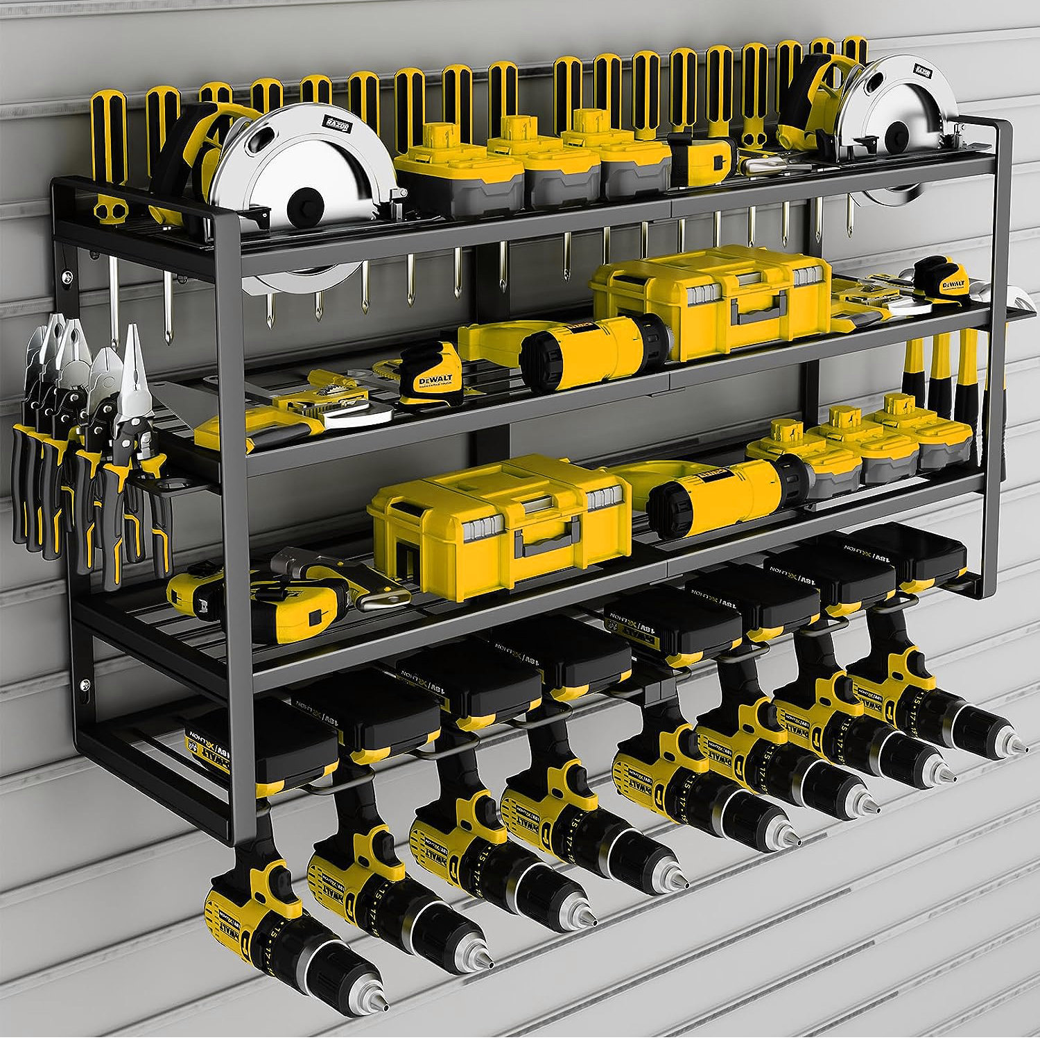 17 Stories Power Tool Organizer Drill Holder Wall Mount & Reviews
